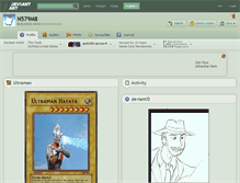 Tablet Screenshot of n579m8.deviantart.com
