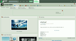 Desktop Screenshot of monsterofblah.deviantart.com