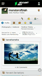 Mobile Screenshot of monsterofblah.deviantart.com