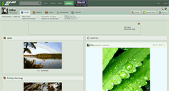 Desktop Screenshot of miku.deviantart.com
