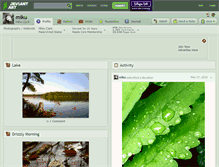 Tablet Screenshot of miku.deviantart.com