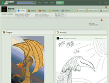 Tablet Screenshot of kerns.deviantart.com