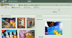 Desktop Screenshot of pikachub.deviantart.com