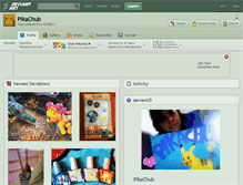 Tablet Screenshot of pikachub.deviantart.com