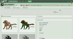 Desktop Screenshot of kyano-adoptables.deviantart.com