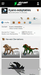 Mobile Screenshot of kyano-adoptables.deviantart.com