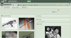 Desktop Screenshot of meandmunch.deviantart.com