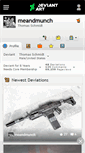 Mobile Screenshot of meandmunch.deviantart.com