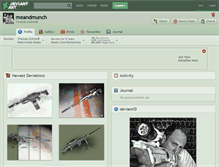 Tablet Screenshot of meandmunch.deviantart.com
