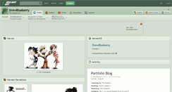 Desktop Screenshot of drewblueberry.deviantart.com