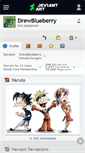 Mobile Screenshot of drewblueberry.deviantart.com