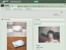 Tablet Screenshot of kuzaj.deviantart.com