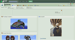 Desktop Screenshot of exactoman.deviantart.com