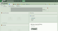 Desktop Screenshot of ccfriends1.deviantart.com