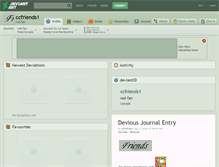 Tablet Screenshot of ccfriends1.deviantart.com