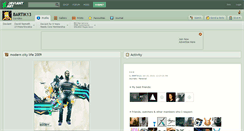 Desktop Screenshot of bartik13.deviantart.com