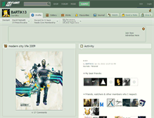 Tablet Screenshot of bartik13.deviantart.com