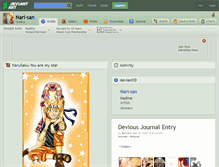 Tablet Screenshot of nari-san.deviantart.com