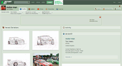 Desktop Screenshot of motor-man.deviantart.com