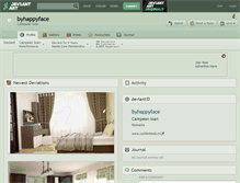 Tablet Screenshot of byhappyface.deviantart.com