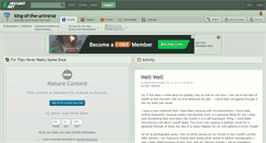 Desktop Screenshot of king-of-the-universe.deviantart.com
