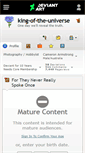 Mobile Screenshot of king-of-the-universe.deviantart.com