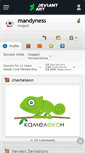 Mobile Screenshot of mandyness.deviantart.com