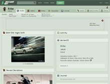 Tablet Screenshot of kvba.deviantart.com