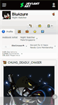 Mobile Screenshot of bluazure.deviantart.com