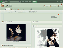 Tablet Screenshot of froggy-chan.deviantart.com