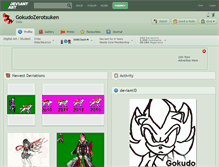 Tablet Screenshot of gokudozerotsuken.deviantart.com