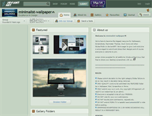 Tablet Screenshot of minimalist-wallpaper.deviantart.com