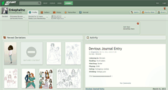Desktop Screenshot of enkephaline.deviantart.com