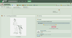 Desktop Screenshot of lunargems.deviantart.com