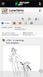 Mobile Screenshot of lunargems.deviantart.com