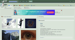 Desktop Screenshot of kizie.deviantart.com