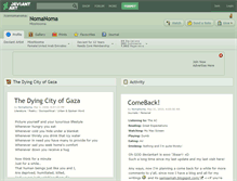 Tablet Screenshot of nomanoma.deviantart.com