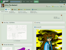 Tablet Screenshot of oriru-the-bastard.deviantart.com