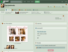 Tablet Screenshot of flawlesslovato.deviantart.com