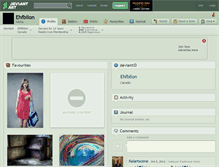 Tablet Screenshot of ehfblion.deviantart.com