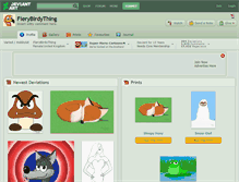 Tablet Screenshot of fierybirdything.deviantart.com