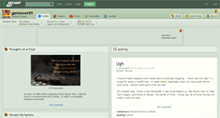 Desktop Screenshot of gameover89.deviantart.com