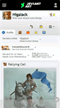 Mobile Screenshot of higalack.deviantart.com