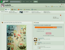 Tablet Screenshot of kndkid96.deviantart.com