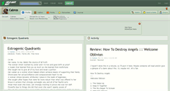 Desktop Screenshot of cabres.deviantart.com