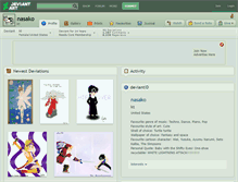 Tablet Screenshot of nasako.deviantart.com