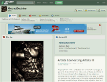 Tablet Screenshot of abstractdoctrine.deviantart.com