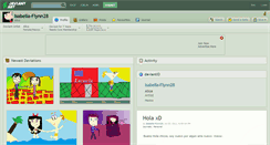 Desktop Screenshot of isabella-flynn28.deviantart.com