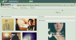 Desktop Screenshot of krissysykes.deviantart.com