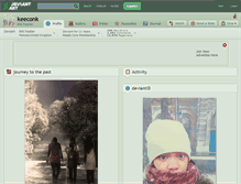 Tablet Screenshot of keeconk.deviantart.com